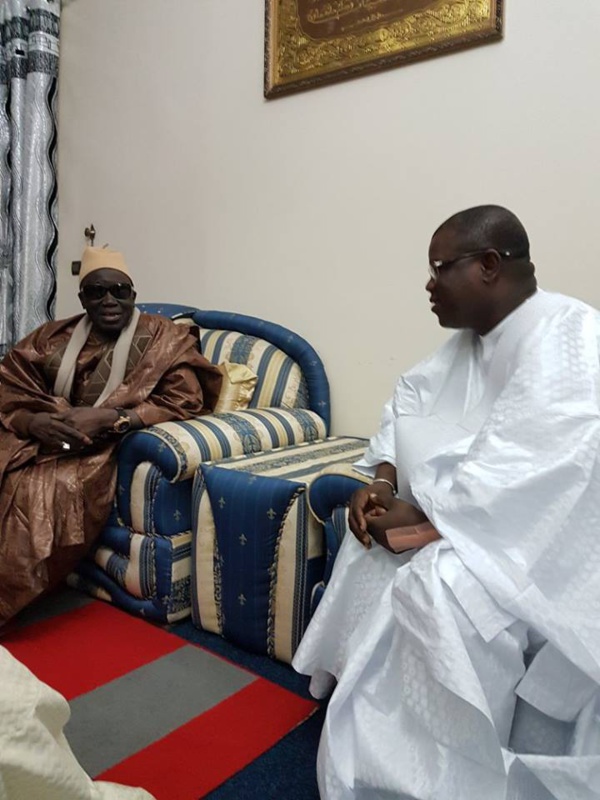 TOUBA : Abdoulaye Baldé et sa délégation reçus par le Khalife des Mourides