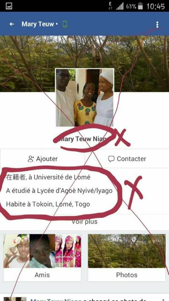 Le compte Facebook du Ministre Mary Teuw Niane piraté