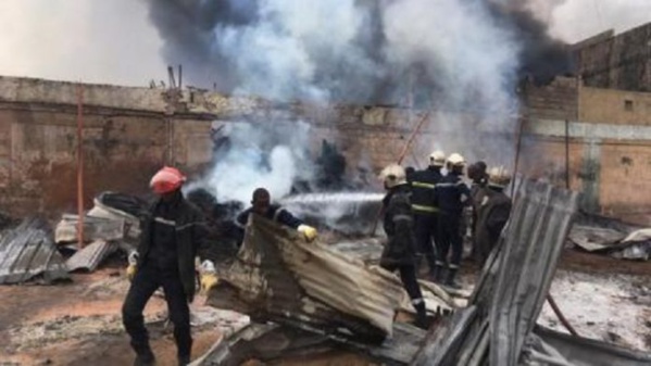 INCENDIE AU MARCHÉ CENTRAL DE MBOUR : Deux cantines complètement calcinées