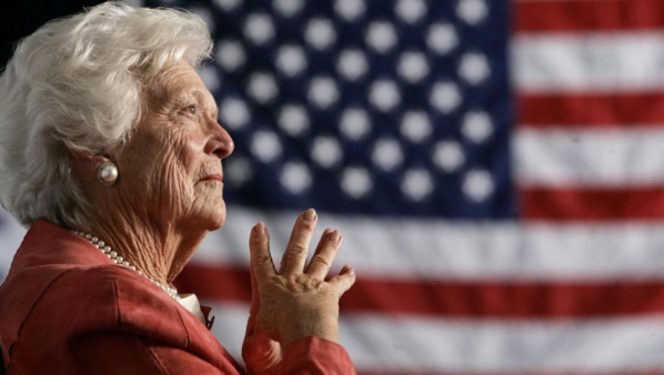 Etats-Unis: l'ancienne première dame, Barbara Bush, meurt à l'âge de 92 ans