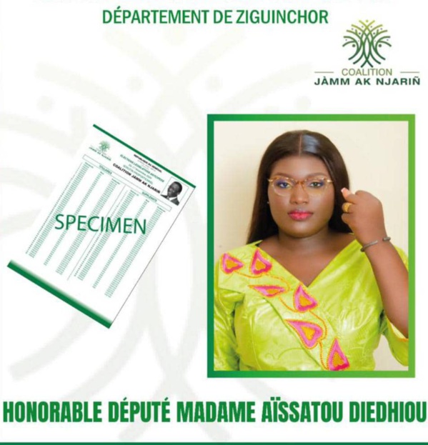 Ziguinchor : Une proche de Doudou KA investie candidate départementale de Jaam ak Njerign