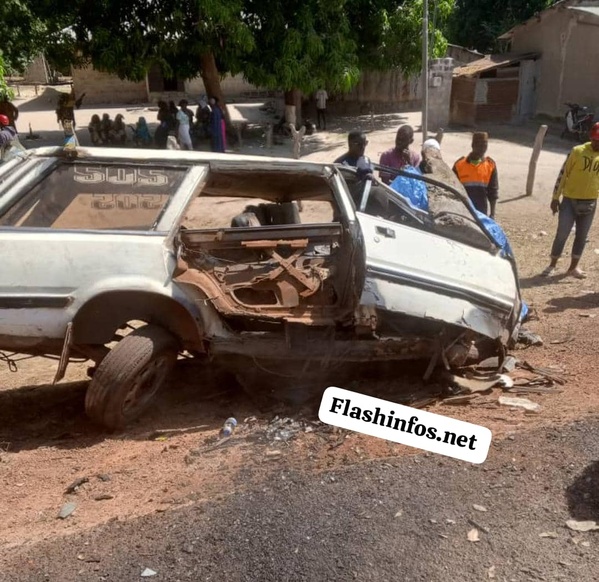 Accident tragique à Teubi : 4 morts dont l'honorable HCCT Fanta Sagna de Bignona 