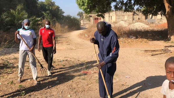  Ziguinchor : La Plateforme "Kandialang Ma Fierté" Engage une Opération de Nettoyage et de Sécurisation