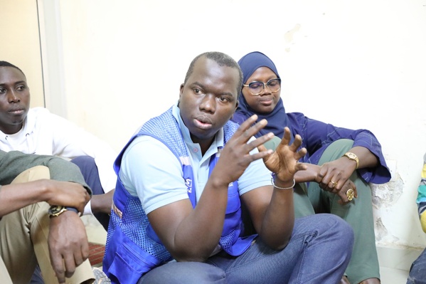 Ziguinchor : Yves Olivier Kassoka de l’UNICEF visite l’équipe du projet FANKANTA de DECLIC