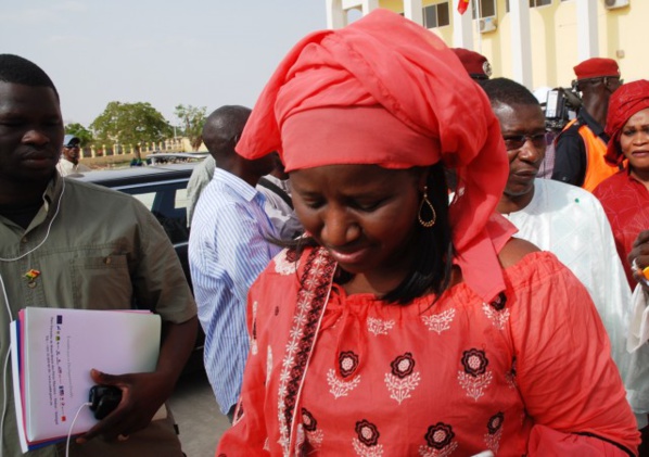 Kaolack : Mariama Sarr visite des zones inondables de la commune