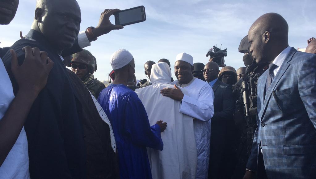 Le président Adama Barrow est rentré en Gambie