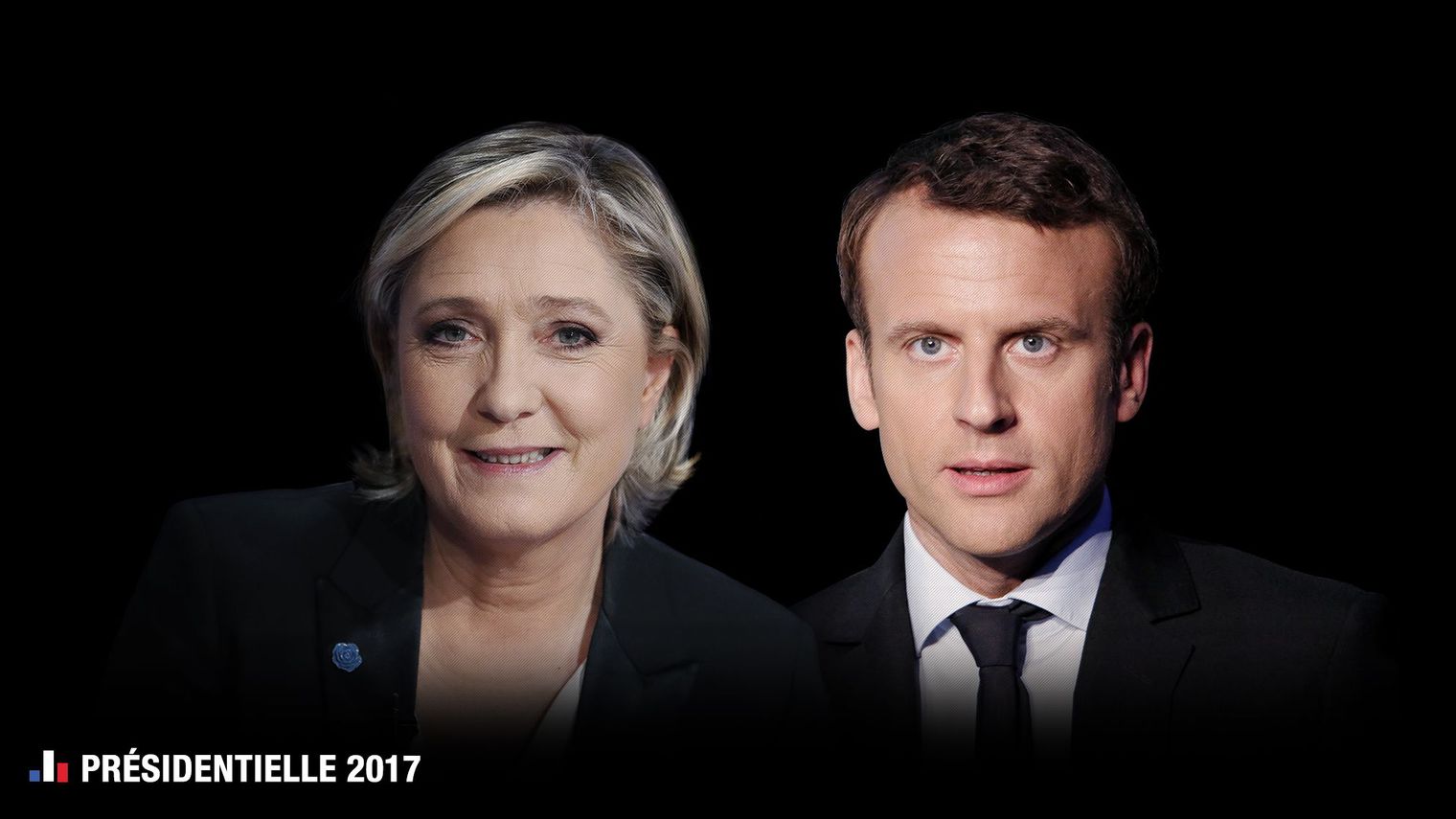 Présidentielle: Emmanuel Macron et Marine Le Pen au second tour