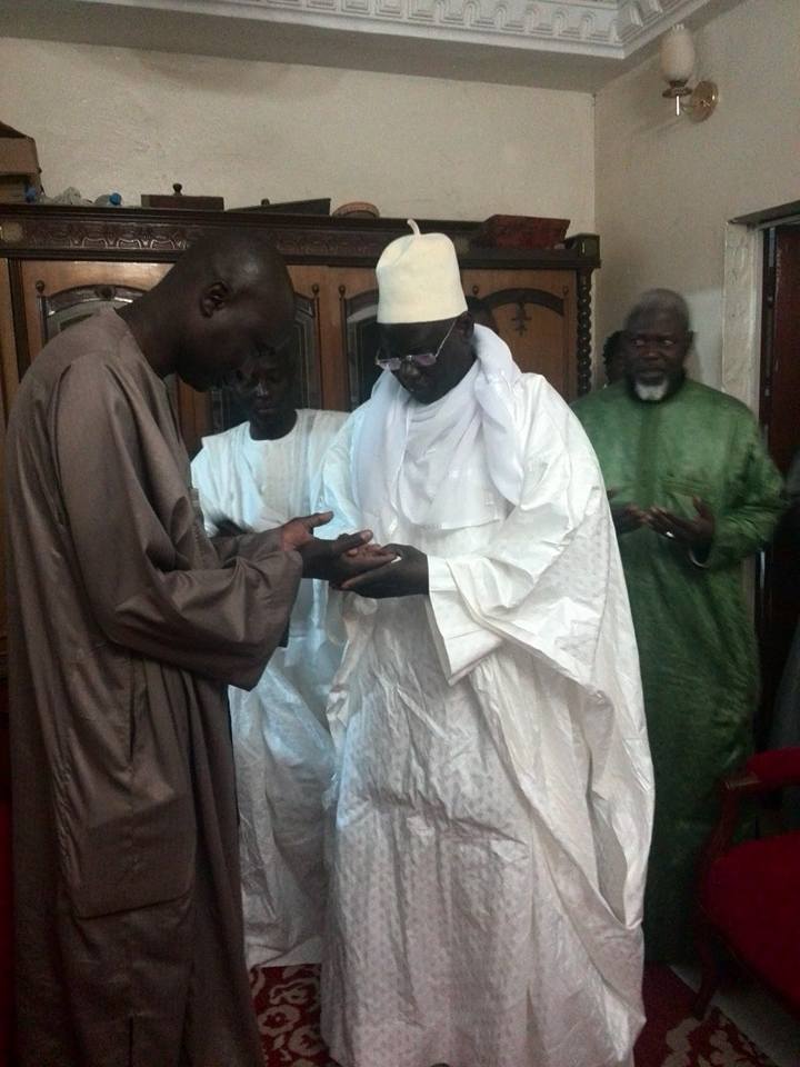 Cheikh Sidya Dramé reçu par le Khalife de Ndiassane