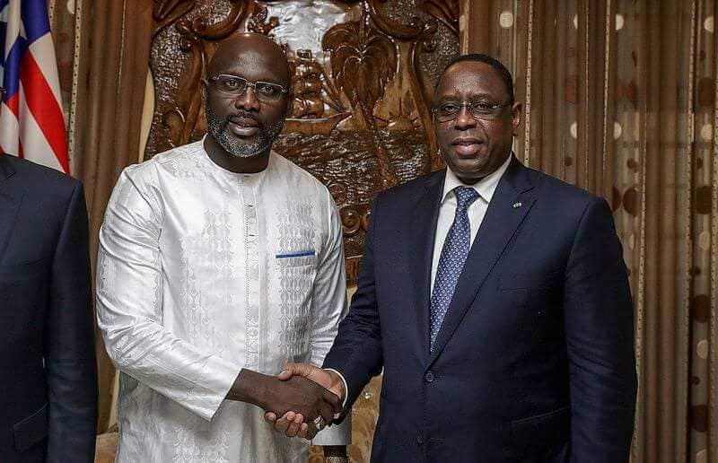 Le Président du Libéria, George Weah à Dakar ce mercredi