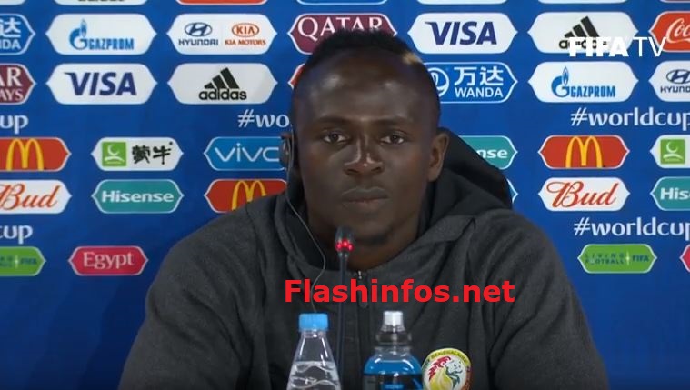 Sadio Mané / Sénégal-Japon : "Ça ne sera pas facile.  L’important, c’est d’être solidaire et de jouer en équipe"