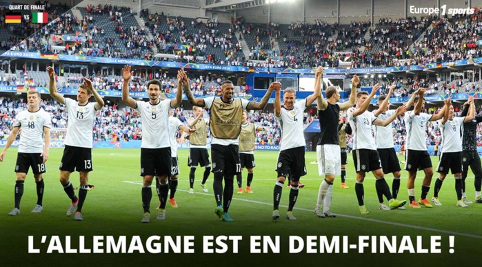 Euro 2016 : L'Allemagne se qualifie pour les demi-finales