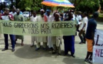 ZIGUINCHOR : Marche contre le projet d’exploitation du Zircon à Niafrang