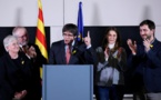 Elections Catalanes: En vainqueur, Puigdemont propose de rencontrer Rajoy